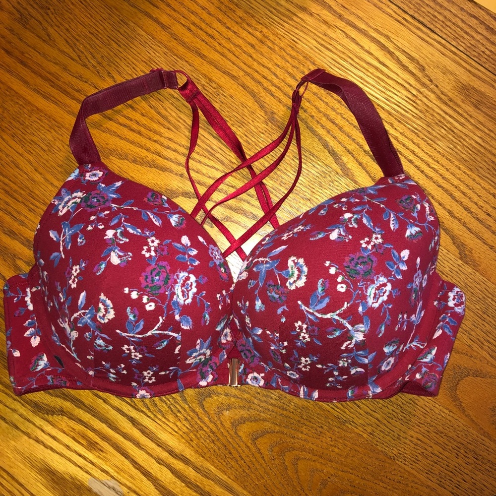Cacique Floral push up bra 40D